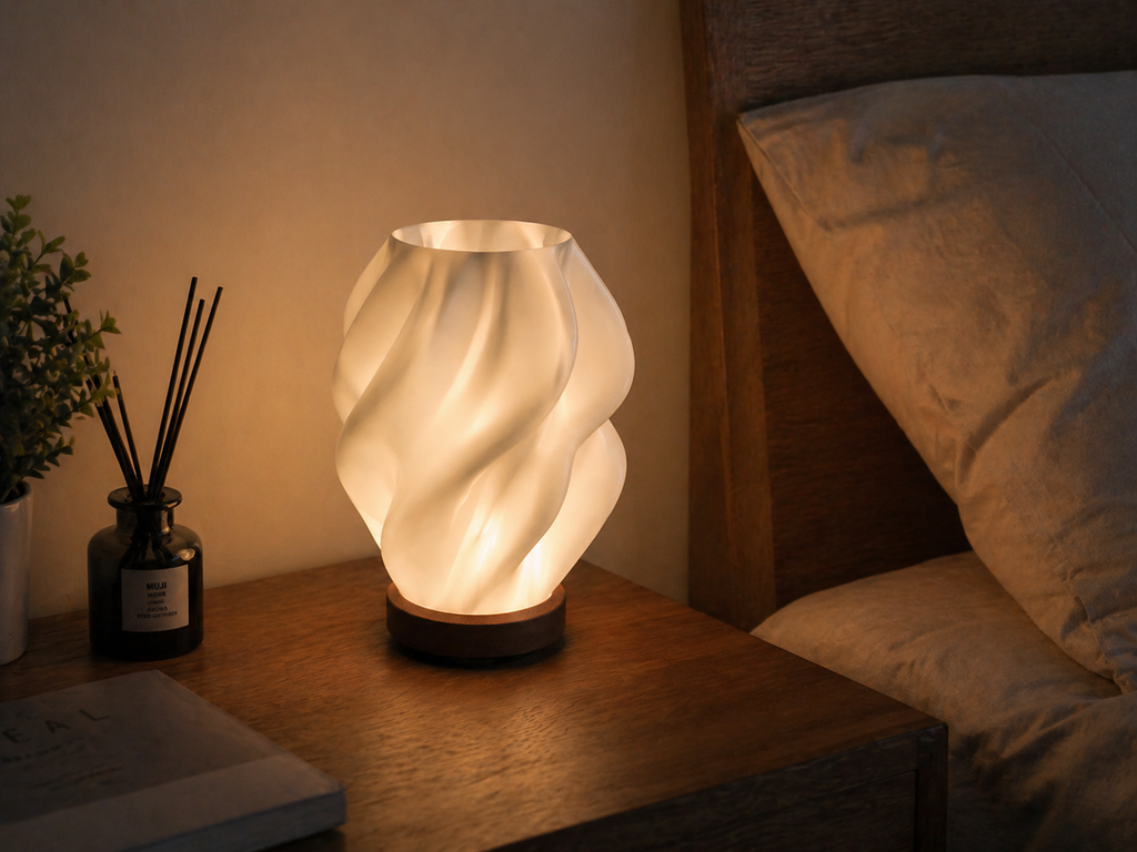 Twisted Spiral Lamp