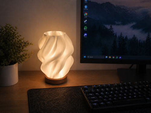 Twisted Spiral Lamp
