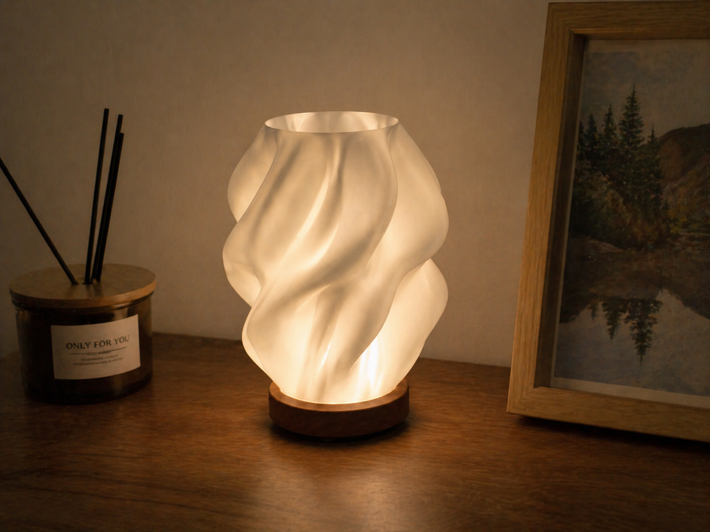 Twisted Spiral Lamp
